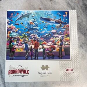 Aquarium 500-Piece Jigsaw Puzzle - Blue